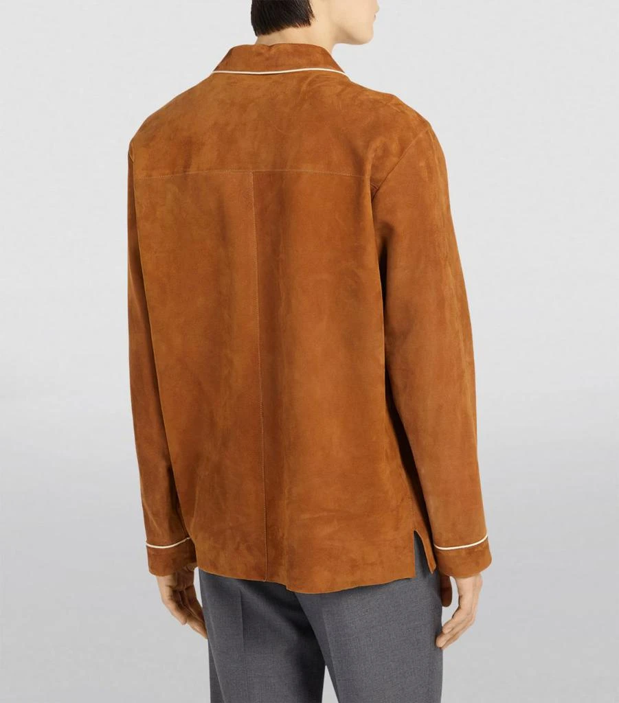 Gucci Suede Embroidered Shirt 3