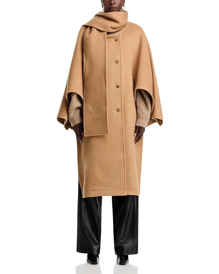A.W.A.K.E. Mode Wool Poncho Coat 7