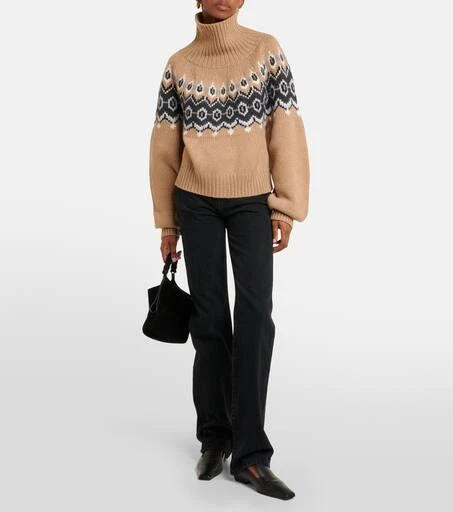 Khaite Amaris Fair Isle cashmere-blend sweater 2