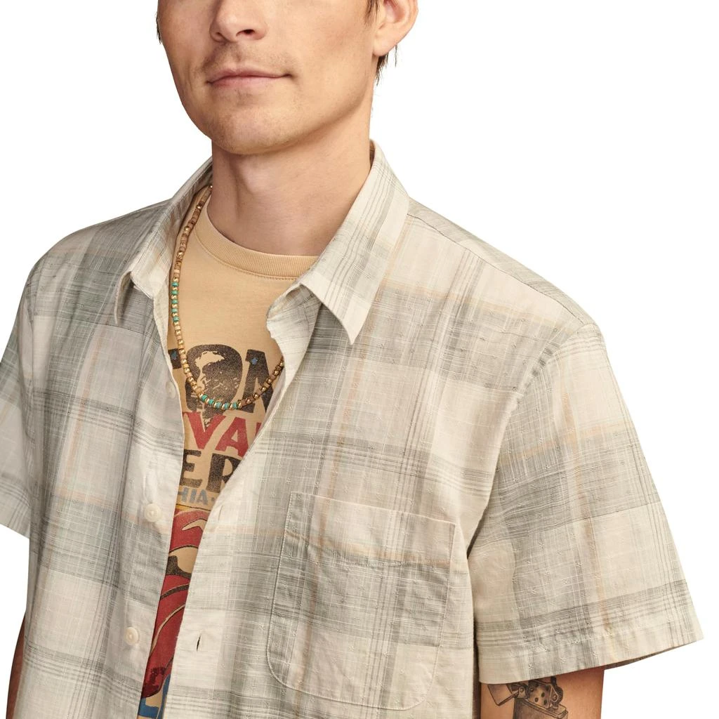 Lucky Brand Plaid San Gabriel Short Sleeve 1 Pocket Shirt 3