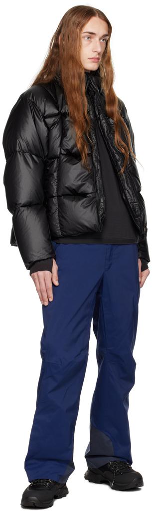 Goldwin 0 Black Three-Dimensional Down Jacket - Coats
