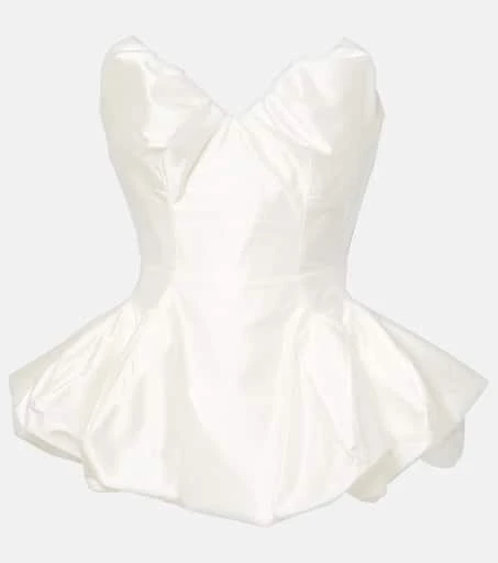 Vivienne Westwood Bridal Raven peplum satin corset 1