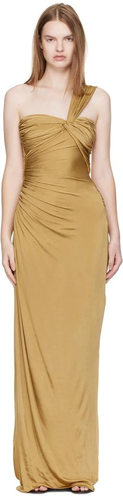 gold twist front dress Rose Gold Twist Knot Front Dress main image 1
