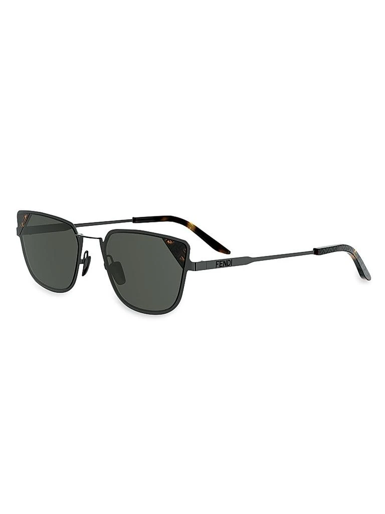Brown Gradient Square Ladies Sunglasses FE40036U 55F 53 – On  display picture 3