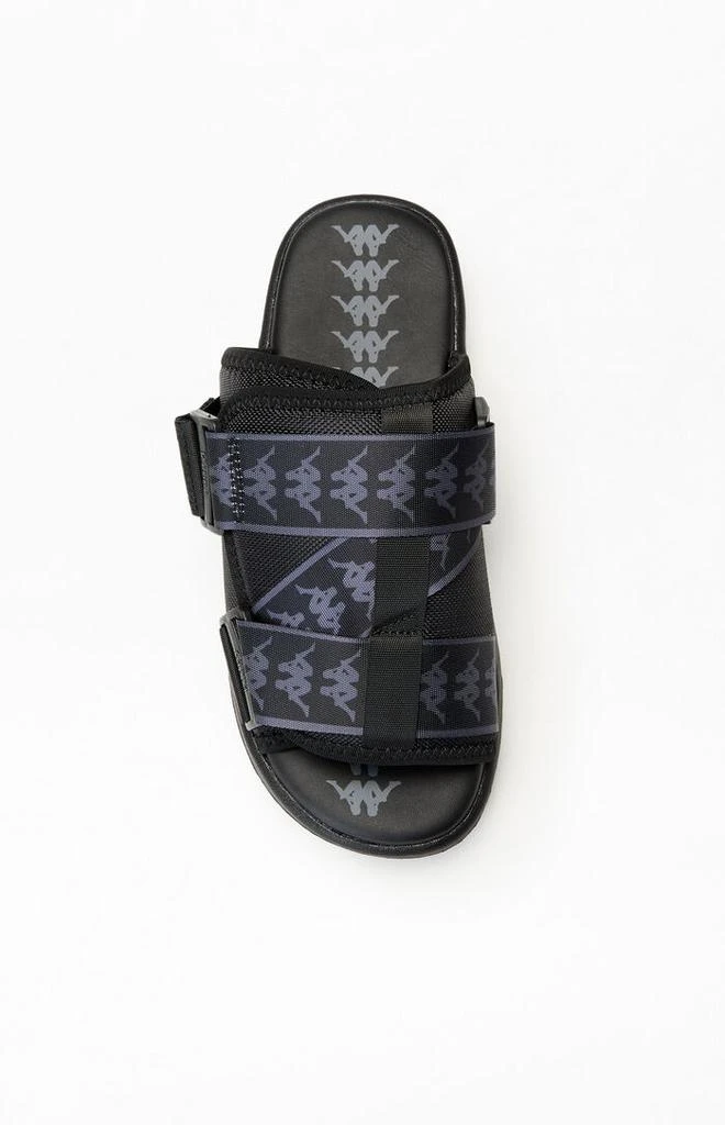 Kappa Black 222 Banda Mitel1 Slide Sandals 5