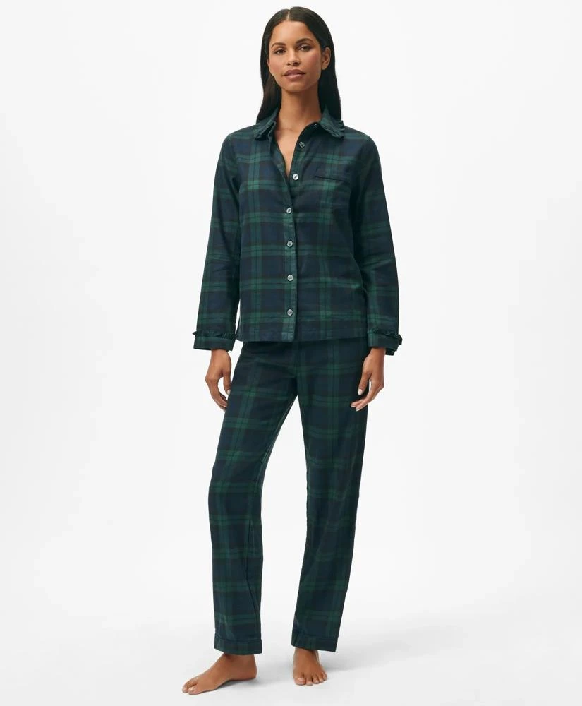Brooks Brothers Black Watch Flannel Pajamas 1