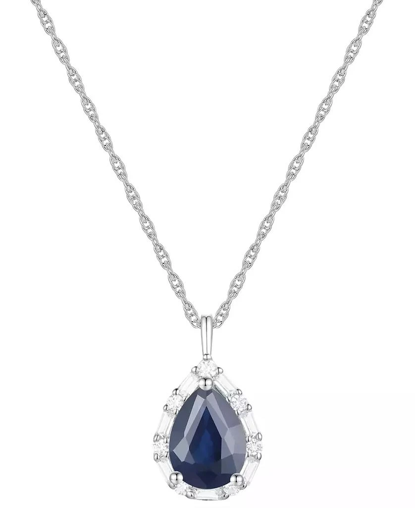 Macy
s Emerald (1 ct. t.w.)
Diamond (1/5 ct. t.w.) Teardrop Halo 18" Pendant Necklace in 14k Gold (Also in Ruby
Sapphire)
