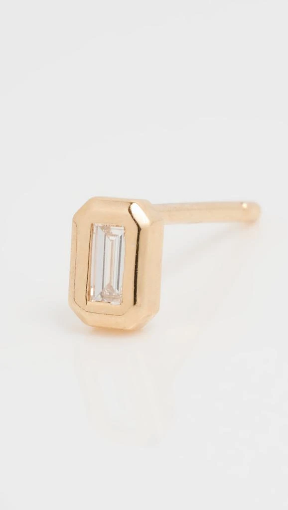 MATEO 14k Baguette Diamond Studs 4