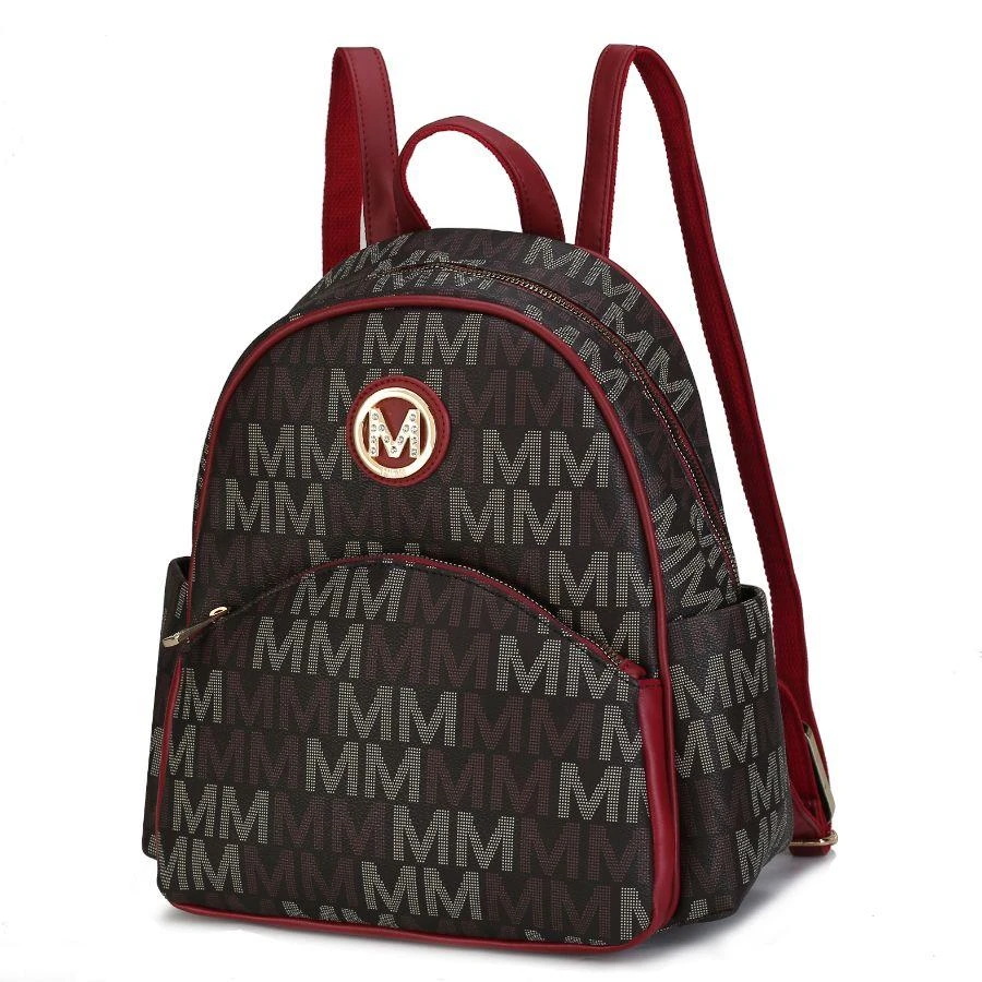 MKF Collection by Mia k. Palmer Vegan Leather Signature logo-print Women’s Backpack 7