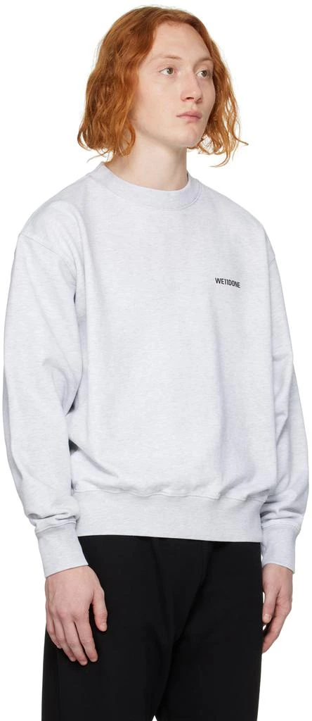 We11done Gray Crewneck Sweatshirt 2