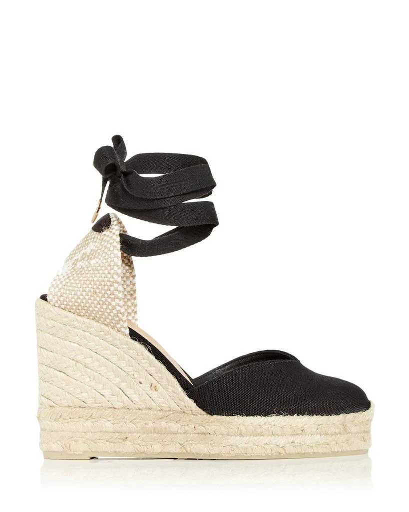 Castañer Women's Chiara Ankle Tie Wedge Espadrille Sandals 3