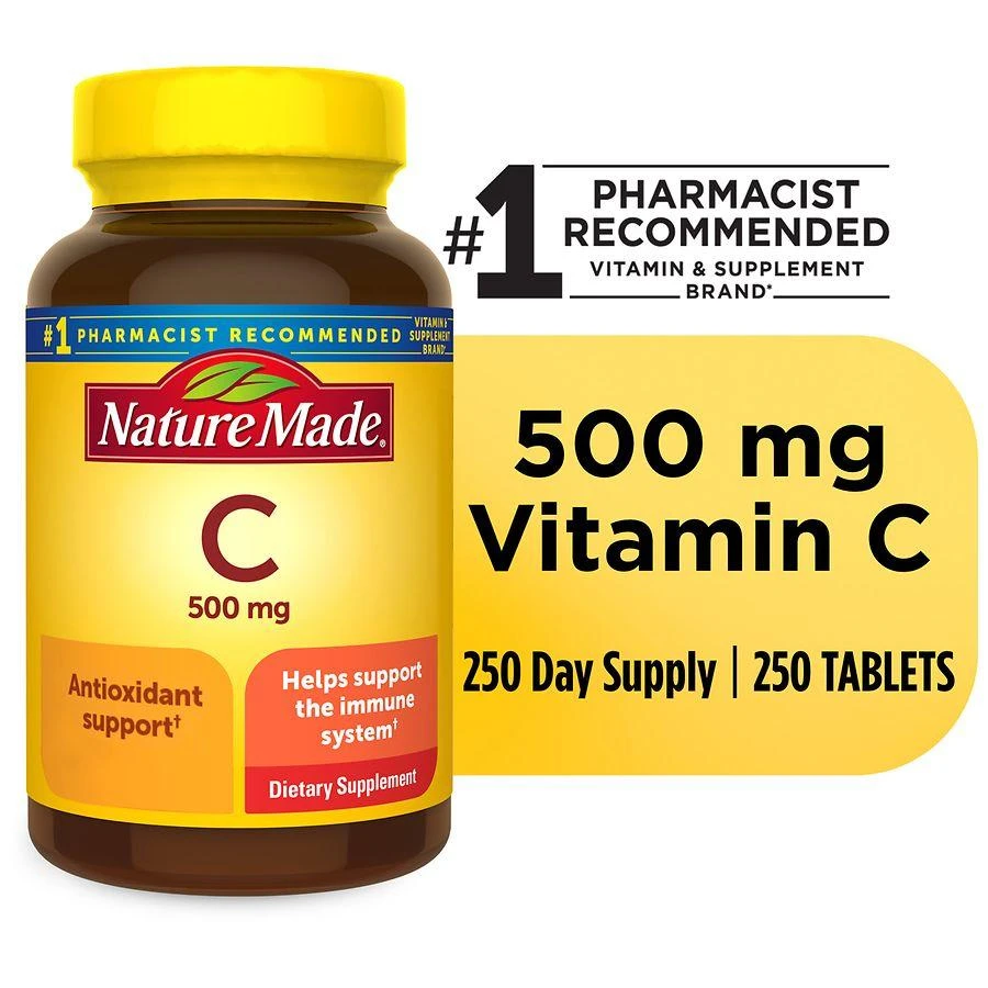 Nature Made Vitamin C 500 mg Tablets 7