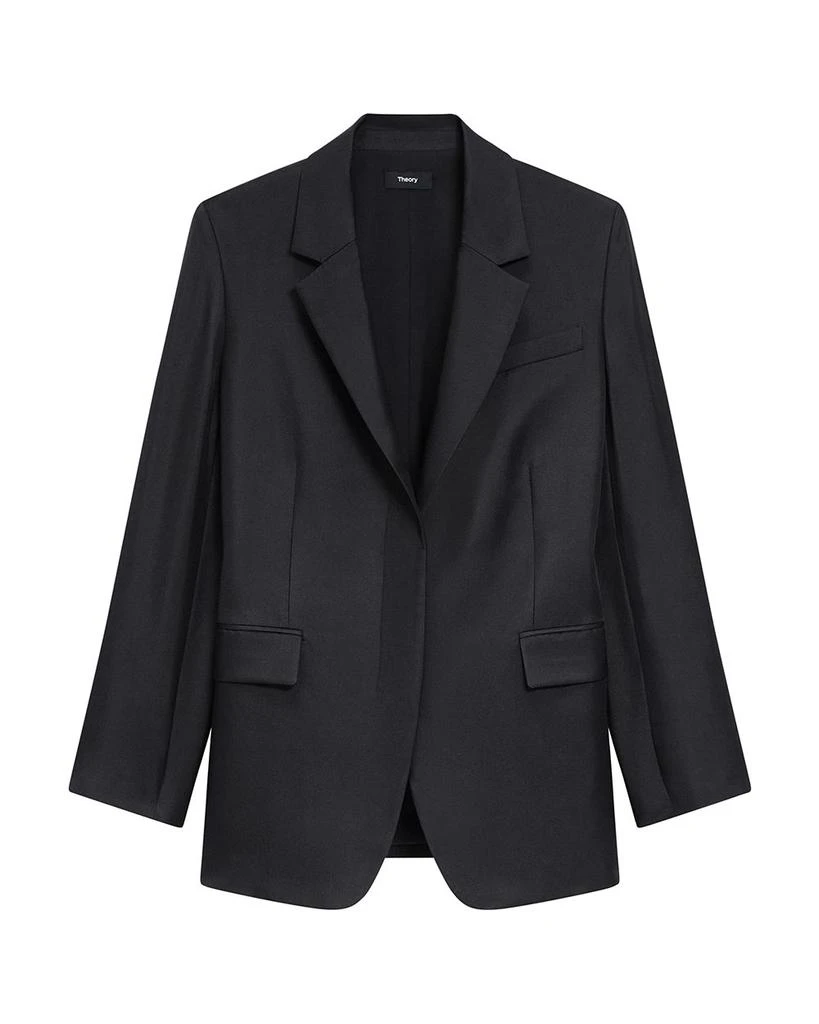 Theory Oversized Silk Blazer 7