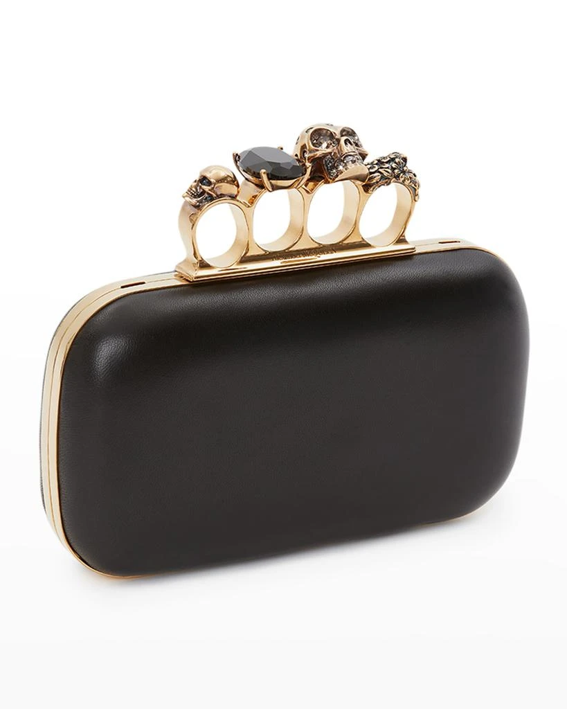 Alexander McQueen Skull Four Ring Clutch Bag 2
