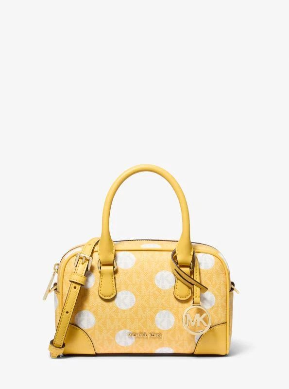 Thompson Extra-Small Polka Dot Signature Logo Satchel undefined