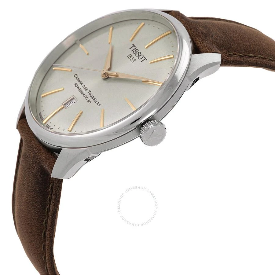 Tissot Chemin Des Tourelles Automatic Ivory Dial Men's Watch T1394071626100 2