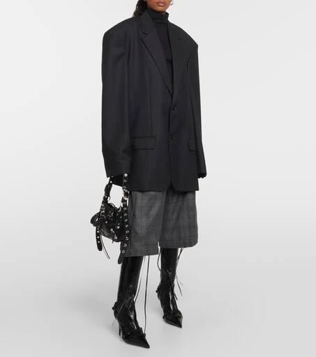Balenciaga Cagole leather knee-high boots 2