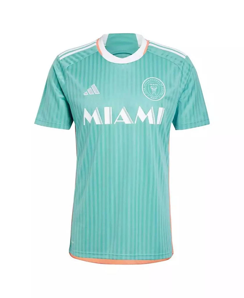 Adidas Men's Lionel Messi Aqua Inter Miami CF 2024 Archive Replica Player Jersey 3