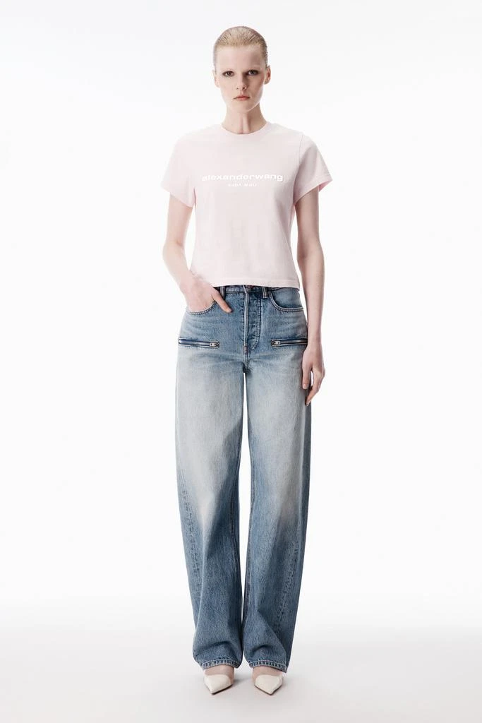 Alexander Wang Puff Logo Shrunken Tee 3