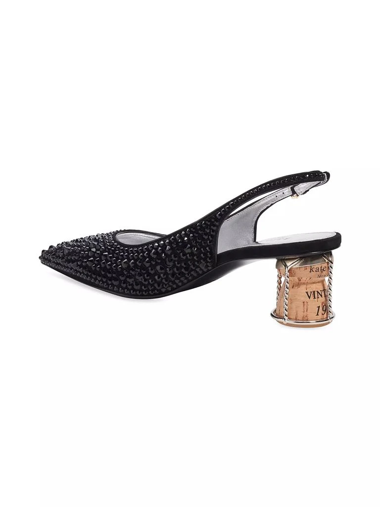 Kate Spade Soiree Crystal Cork Pumps 3