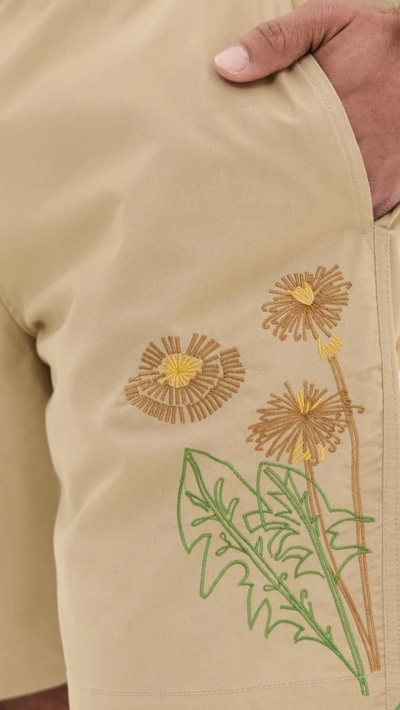 Universal Works Universal Works X Flower Mountain Beach Shorts 7.5" 5