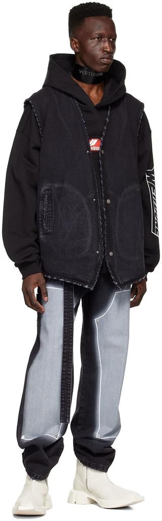 We11done Black Denim Vest 3