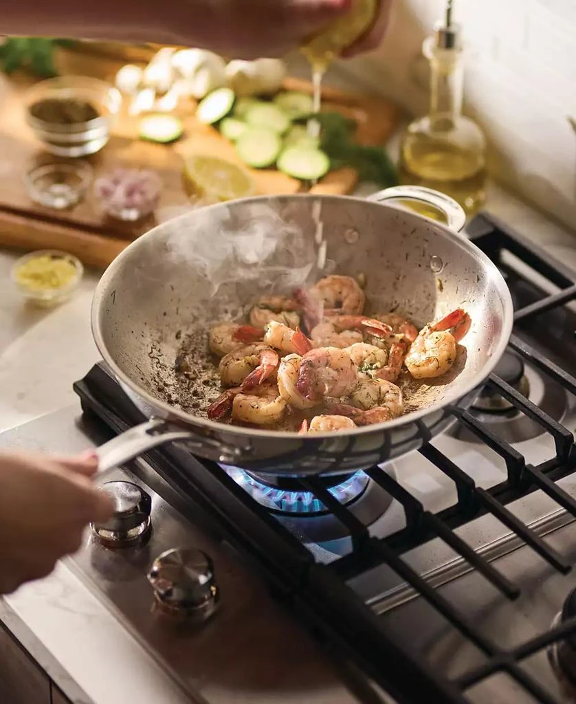 Anolon EverLast Stainless Steel 12.5" Tri-Ply Clad Stir Fry Pan 4