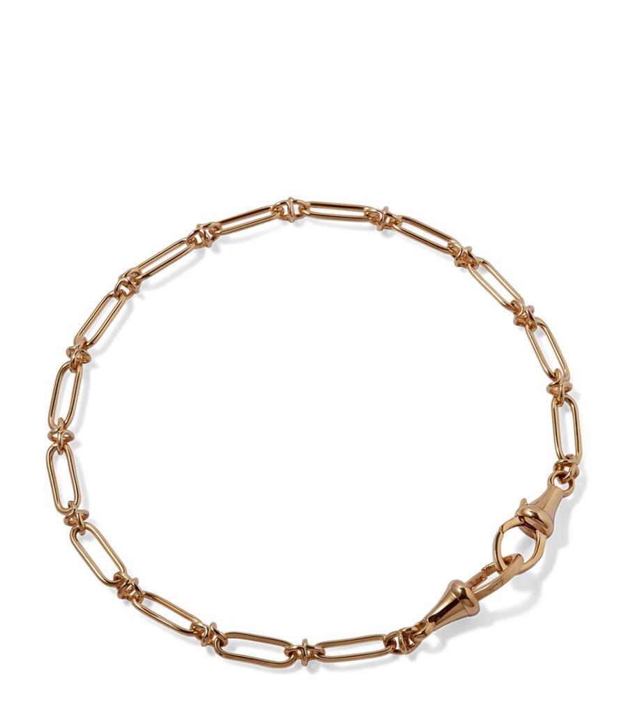 Annoushka Yellow Gold Knuckle Classic Link Chain Bracelet