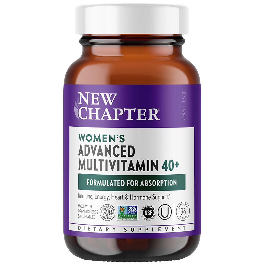 New Chapter Women's Advanced 40+ Multivitamin, Vegetarian Tablets