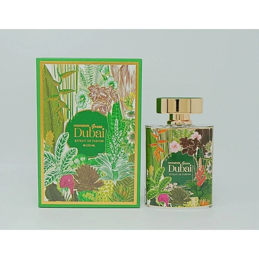 AL HARAMAIN Unisex Green Dubai Extrait de Parfum Spray 3.3 oz Fragrances 6291106815009 1