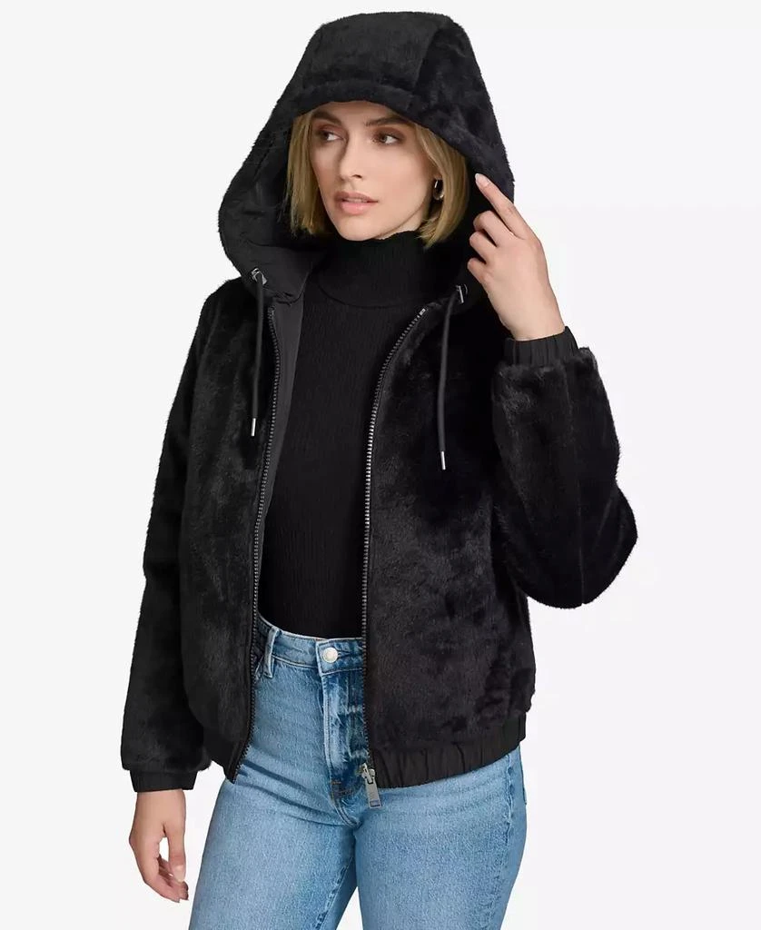 Andrew Marc Women
s Dalby Reversible Hoodie-Style Jacket 5