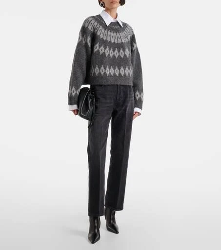 Nili Lotan Arleth Fair Isle alpaca-blend sweater 2