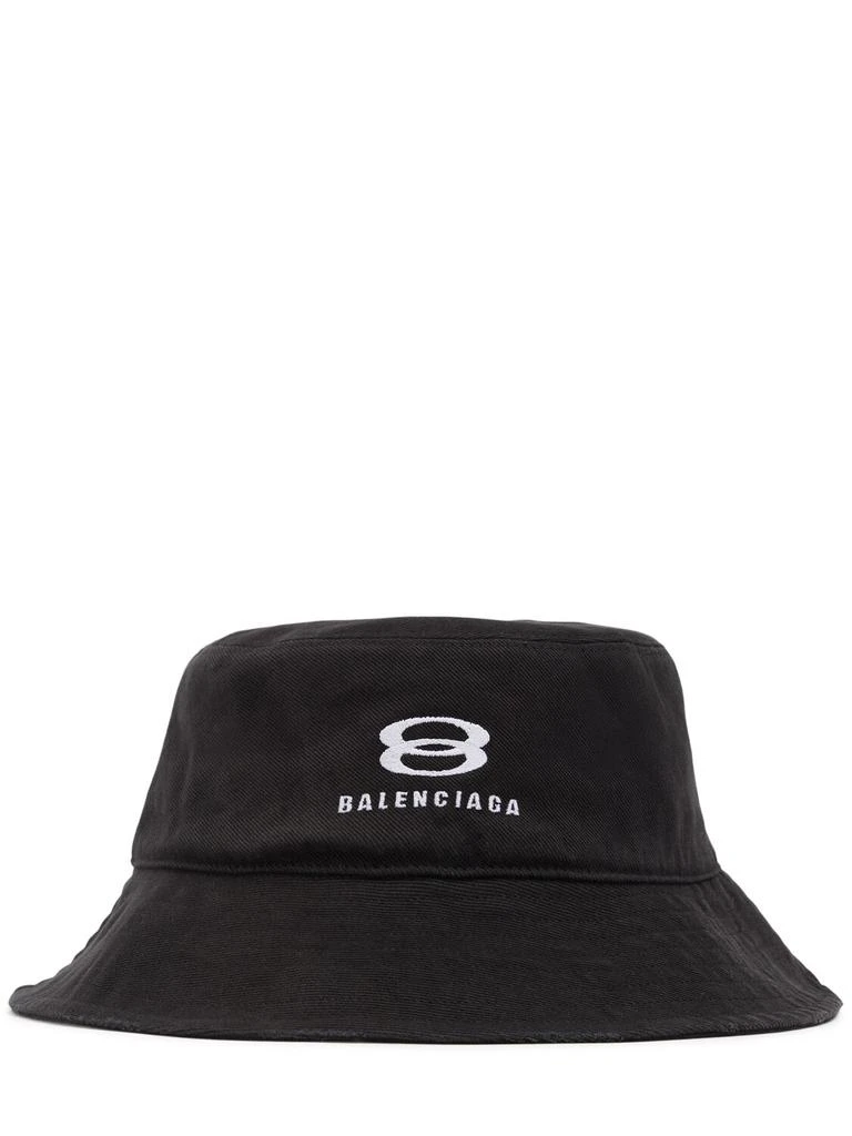Balenciaga Cotton Drill Bucket Hat 1