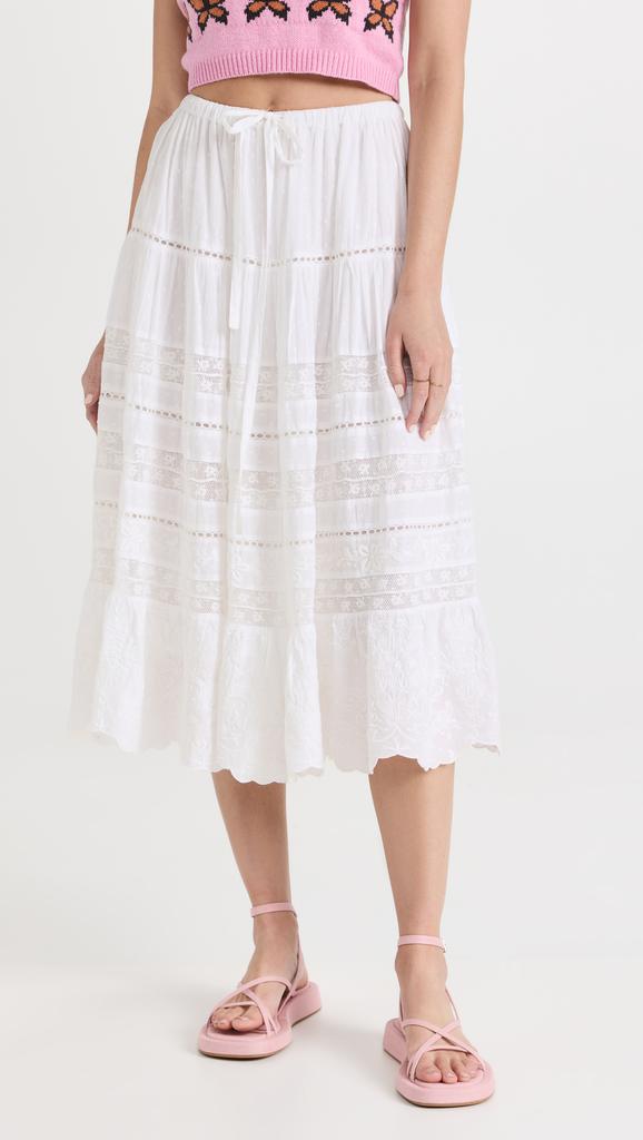 LoveShackFancy Donna Skirt