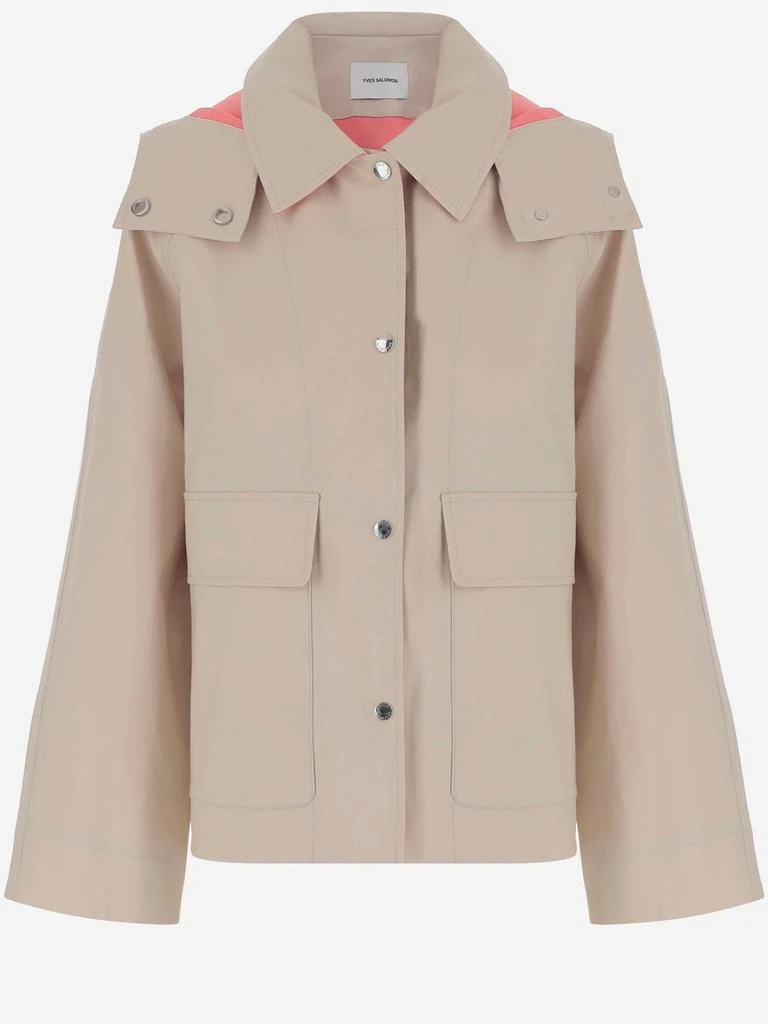 Yves Salomon Yves Salomon Hooded Utility Coat 1