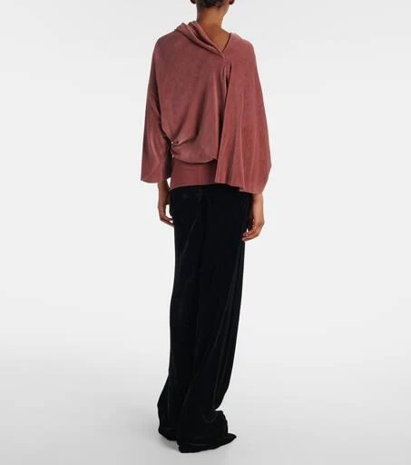 Rick Owens Draped charmeuse top 3