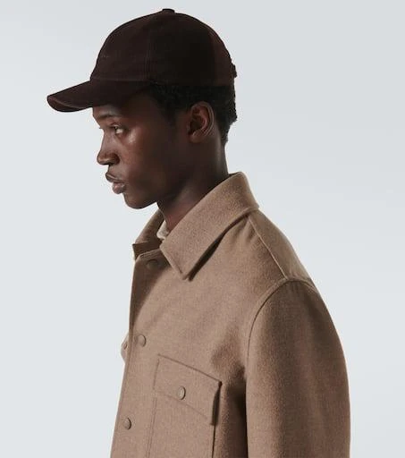 Loro Piana Logo cashmere baseball cap 3