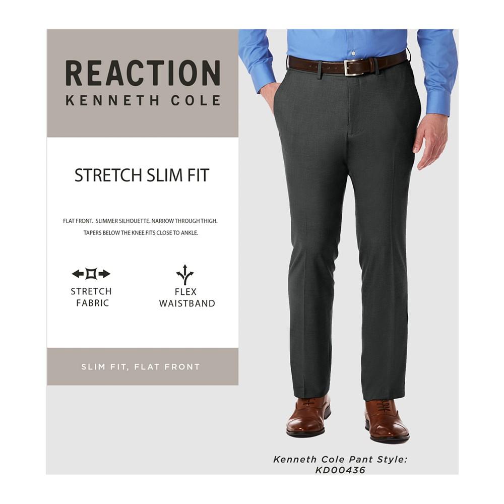 Kenneth Cole Reaction Men's Slim-Fit Stretch Dress Pants, Created for Macy's