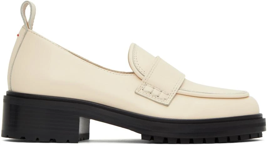 AEYDE Off-White Ruth Loafers 1