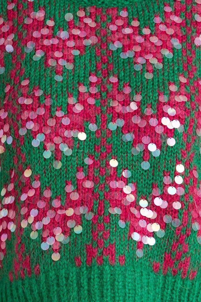 Gucci Sequin-embellished mohair-blend sweater 4