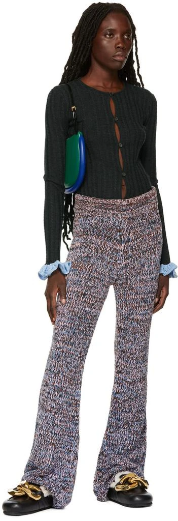 JW Anderson Green & Blue  'The Bumper' Moon Bag 4