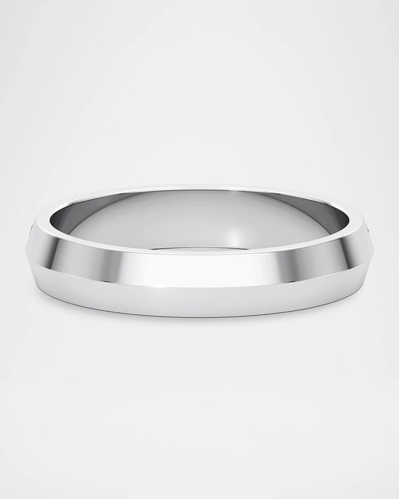 Unsaid Phoenix Lab-Grown Diamond Pave Band in 18K White Gold, Size 8.75 3