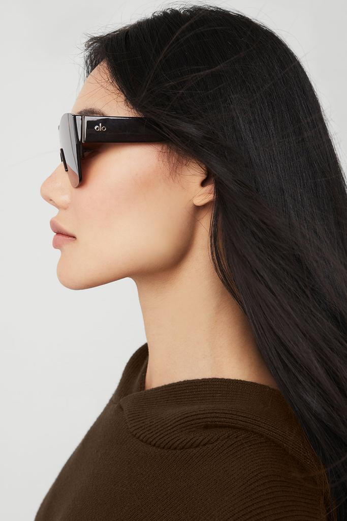 Alo Stunner Sunglasses - Espresso Mirror/Espresso