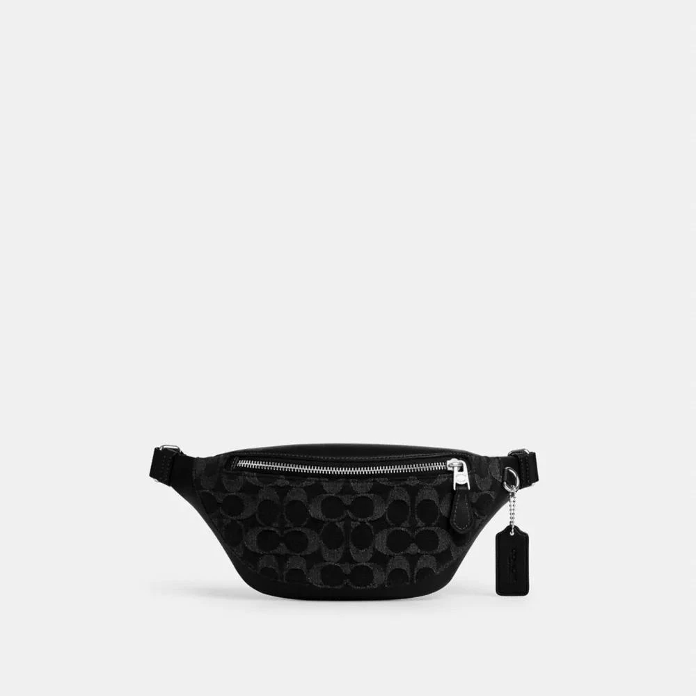 Coach Warren Mini Belt Bag In Signature Denim 1
