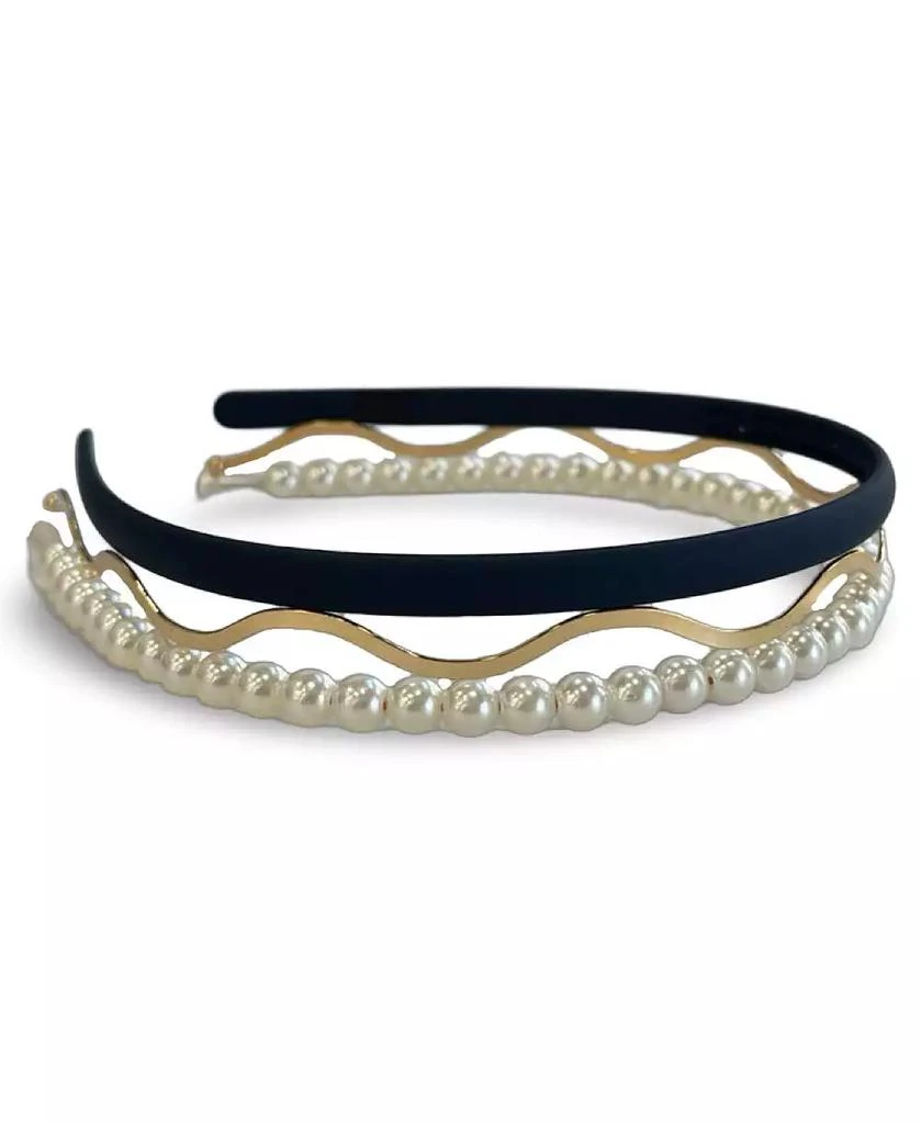 Headbands of Hope Headband Set - Blue + Pearl + Gold