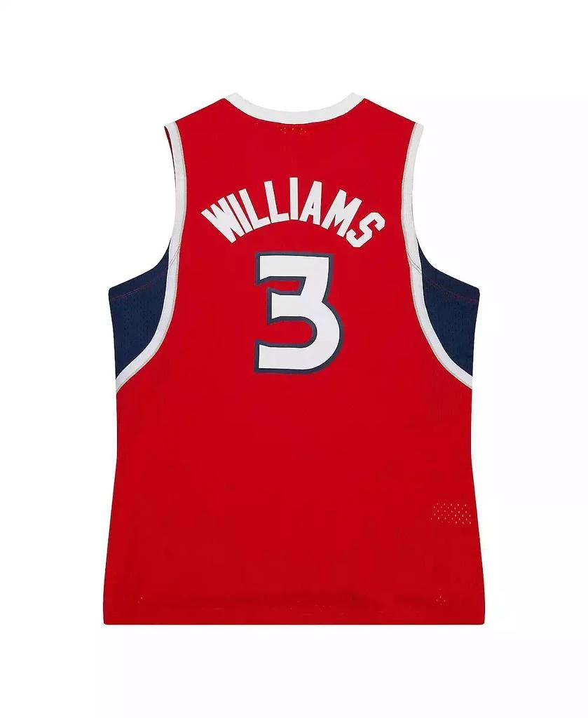 Mitchell & Ness Men's Lou Williams Red Atlanta Hawks Hardwood Classics Swingman Jersey 3