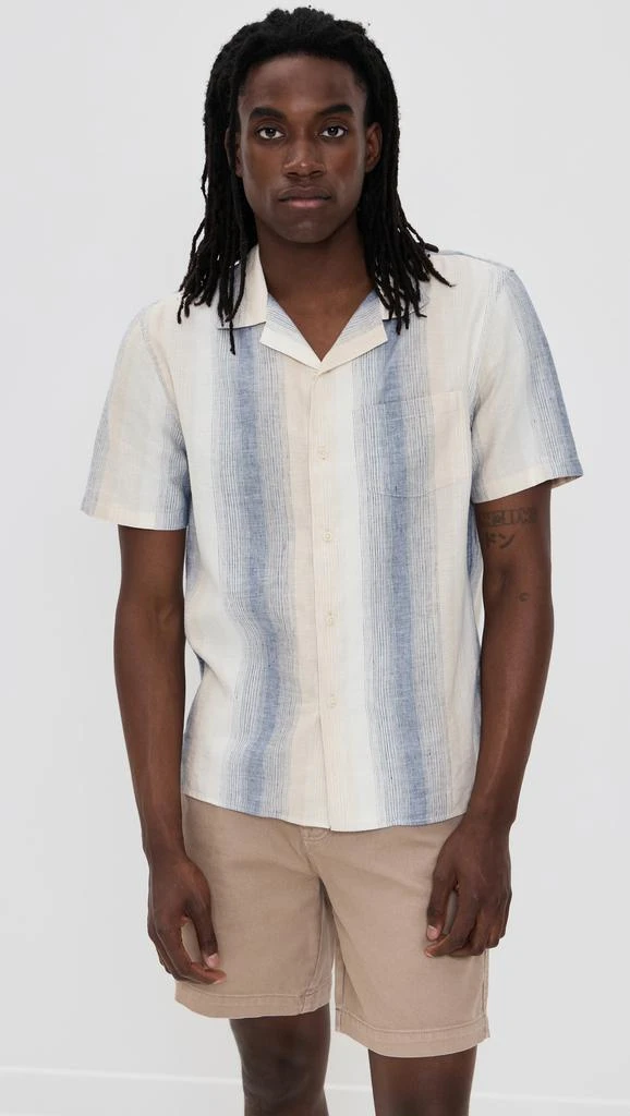Vince Striped Cabana Shirt 6