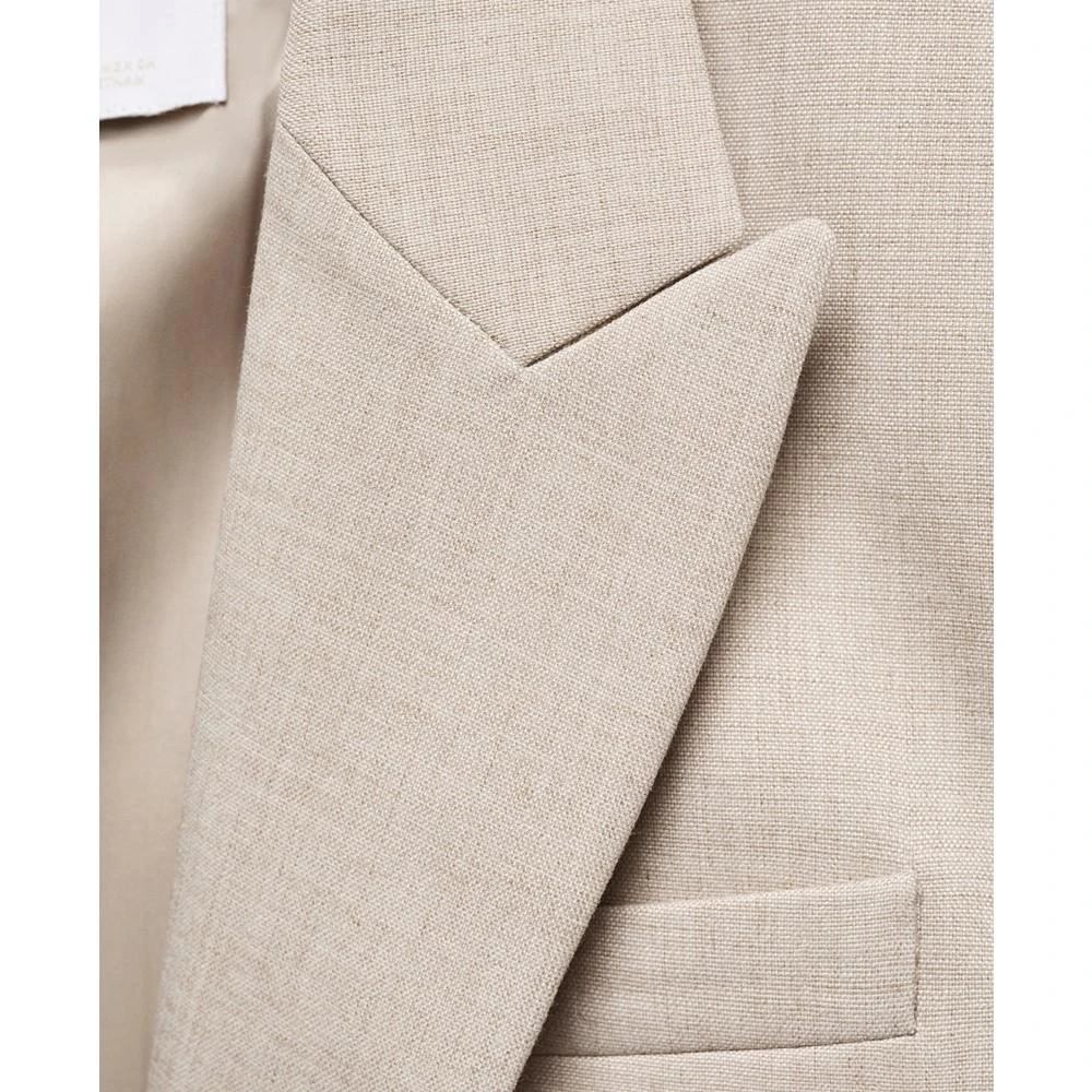 Mango Women's Button Detail Cropped Blazer 4
