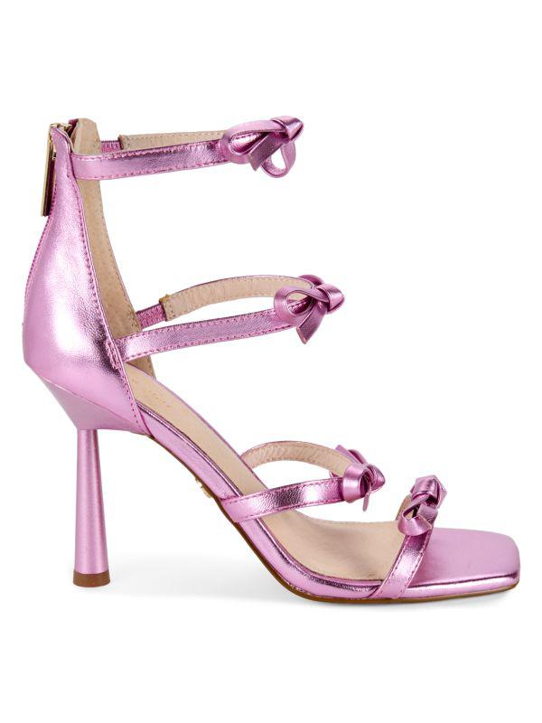 Cecelia New York Bower Leather Stiletto Sandals