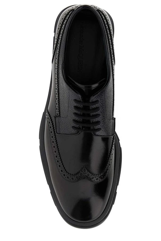 Alexander McQueen Alexander McQueen Round-Toe Lace-Up Brogues 5